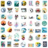 50PCS DIY Car Stickers Graffiti beach surfing For skateboard Baby Scrapbooking Pencil Case Diary Phone Laptop Planner Decoration Book Album Kids Toys Decals