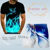 T-shirt 3D T-shirt de la mode masculine T-shirt de costume pour hommes Fancy Hawaiian plage imprime