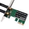 PCI-E 300 Mbit/s Wireless-Netzwerkkarte PCI Express WIFI WLAN-Kartenadapter mit Antennen für PC-Computerzubehör 2T2R