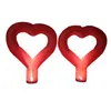 2 adet Sevgililer Günü için Işıklar ile Güzel Şişirilebilir Kırmızı Kalp/Ace Air Art tarafından yapılan parti dekorasyonu