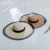 Summer Large Mesh Straw Hats Breathable Foldable Ladies Holiday Hat UV Protection Travel Sunshade Caps