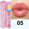 Brillant à lèvres métal Gillter nacré diamant brillant à lèvres Nude bonbons liquide rouge à lèvres lèvres hydratant cosmétiques brillant métallique Lipgloss9295389