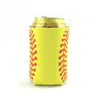 10x13cm beyzbol voleybol olabilir, neopren içecek soğutucular alt bira fincanı kapak kılıfı ile tutucu olabilir 4 Renkler B0527S