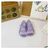 2022 New Style Princess Crown Bow Girls Sandals Children High Quality Mini Melissa Jelly Shoes Children Beach Shoes Baby HMI058 G220523