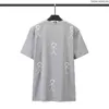 여름 남자 캐주얼 티셔츠 면화 새로운 한국 디자인 TB 브로우 인쇄 짧은 슬리브 O- 넥 여성 의류