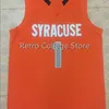 SJZL98 # 25 Rakeem Kerstmis 1 Michael Carter Williams Syracuse Orange Throwback Basketball Jersey Stitched Aangepaste elke naam en nummer