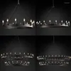 قلادة مصابيح أمريكية رجعية المصباح الحديد خمر الصناعي E14 LED ROPLAIGH