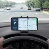 Universal Dashboard Car Phone Holder Easy Clip Mount Stand GPS Display Bracket Holder Support för iPhone 8 X Samsung Xiaomi