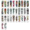 Sexy Waterproof Full Arm Sleeve Temporary Tattoo Sticker Large Skull Tatoo Stickers Fake Fattoos for Men Women