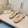 2022 zapatos de boda de fiesta de diseñadores de alta calidad, sandalias de mujer para novia, vestido Sexy a la moda, tacones con punta estrecha, brillo de cuero, tamaño 35-41