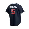 2021 Custom 7 Dansby Swanson Baseball Jersey 5 Freddie Freeman 13 Ronald Acuna Jr. 1 Ozzie Albies 20 Marcell Ozuna 27 Austin Riley Uomo Donna