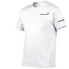 été hommes T-shirt McLaren été uniforme personnalité imprimer 100% coton chemise col rond T-shirt tendance de la mode style de course 220407
