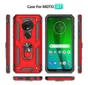 Per Motorola Moto G6 G7 Plus G8 Power Lite G9 Play Custodia Anello magnetico Custodia Cover per Moto E5 E6 E6S E6i E7 Power 2021 Custodie4327020