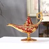 Aladdin Home Decor Bruciatori di incenso Stile antico Fiaba Lampade magiche Teiera Genio Lampada Vintage Retro Giocattoli per bambini Regali 220426