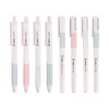Gel Pens High Quality Push Type Pen H2601 0.5mm Tip Black And Blue Neutral Business Office Supplies 3pcs/lot