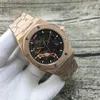 Heren mechanisch horloge automatisch hol uurwerk 42 mm maat saffier spiegel 316 fijn staal