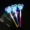 Brinquedos infantis LED GLOW Stick Wand Five Star Fairy Wand Sticks Sticks Light Up Toys Halloween Children Toy