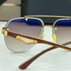 Summer SUNGLASSES For Men Women THE ARTIST II Style AntiUltraviolet Retro Plate Oval Frameless Eyeglasses Random Box1983985