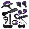 Nxy Sm Bondage Rxjd 10 Stuks Sex Bdsm Kraag Handboeien Slave Touw Blinddoek Zweep Vibrator Kit Fetish Speelgoed Voor Vrouwen Koppels Speelgoed 220426