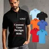 Polo da uomo estivo Stampa manica corta Risvolto Top Cotone Abbigliamento casual Fashion Business Design fai da te 220722