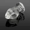 Nxy Sex Anal Toys 50mm Big Butt Plug Dilator Toys for Women Men Glass Dildos Vaginal Expander Masturbation Adults Games Products Erotic 1220