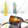 3 w 1 bezprzewodowy Retro TV Mini przenośny głośnik basowy Bluetooth uchwyt na telefon komórkowy stojak głośnik retro ramka na zdjęcia dziewczyna prezent