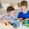 DIY Assembly Cup Kinderen Bolleblokken Creatieve koffiemok Kinderen Toys Block Puzzle voor bouwstenen Design verjaardagscadeau
