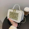 13% de réduction sur le sac 2024 Nouveau lancement Designer HandbagStyle miroir Ling boîte portable en treillis