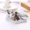 Keychains Fashion 3D Pet Dog Cute Dogs Key Ring Border Collie Shelti Husky Metal Car Keychain Jewelry Woman Bag Charm Gift