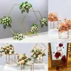 2022 New 7 PCS Outdoor Lawn Wedding Decoration Door Frame Welcome Sign Billboard Rack Bouquet Flowers Arch Floral Shelf Iron Backdrops