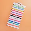 Set di braccialetti multicolore con occhio diabolico, gioielli da spiaggia estivi, braccialetti elastici a disco in argilla polimerica morbida per donna