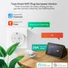 20A Smart Plug Adapter Smart Home EU Wifi Socket Power Monitor Life APP Works With Google Assistant Alexa Voice Control