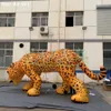 Free Express aufblasbares Leopard-Riesen-Luftblastier für Event-Werbeausstellung, hergestellt von Ace Air Art