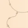 Ketten purui einfache dünne Perlenketten Halskette für Frauen trendige goldene Farbe langer Quaste Choker 2022 Mode Neckschmuck Collarchains