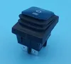 Integrated Circuits 10Pcs Waterproof Rocker Switch DPDT (ON-OFF-ON) IP65 Rated Black Good Qua