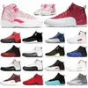 Hombres para mujer Jumpman12 Zapatos al aire libre 12s Twist Ice Cream Dark Concord Court Purple Gym Red White Flint Starfish Bordeaux Wings Playoffs