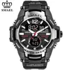 Smael Men Watches Fashion Sport Super Cool Quartz LED Digital Watch 50m vattentätt armbandsur Herrklocka Masculino 220525