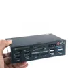 Hub 5.25"Pc Pannello frontale Cruscotto Scheda audio multimediale Lettore di schede Usb2.0 a 2 porte Hub Cf Usb3.0 a 6 porte Esata Tf Ms V3o7USB USB