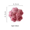 Flatware Sets Japanese Sakura Flover Chopsticks Holder Ceramic Chopstick Kitchen Supplies Home Tableware Ornaments CraftFlatware