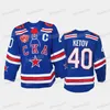 VipCeoMitNess MitNess KHL SKA 75 aniversario camiseta azul local Evgeny Ketov Ilya Kovalchuk Daniil Pylenkov Evgenii Dadonov Anton Burdasov Shipachyov Nikita
