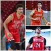 College Basketball Wears NCAA Custom UH Houston Cougars College Basketball Jersey 5 Ja'Vier Francis 25 Josh Carlton 1 Jamal Shead 52 Kiyron Powell 0 Marcus Sasser