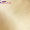 #613 One Piece Clip in Extensions Platinum Blond Human Hair Peruvian Virgin Straight Clip on Weave with 5 Clips Thick Blond Hairpiep For Women