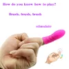 Massage jouets sexuels pour femmes doigt manchon vibrateur jouets sexuels G Spot Massage mamelon vagin stimulateur fournitures pour adultes Masturbation
