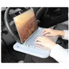 htmotostore Multifunctional Car Laptop Stand Notebook Desk Steering Tray Auto Drinks Holder Steering Wheel Small Card Table Car Tr2462