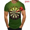 T-shirt da uomo Freccette T-shirt Freccette Gioco di tiro Graphic Tee T-shirt Divertenti vestiti estivi Top personalizzato manica corta per uomo252D