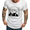 Erkek Tişörtleri Moda Erkek Kadın Tişörtleri Kawaii X Üstler Killua Zoldyck Kısa Kollu Yuvarlak Boyun Fit Yumuşak Anime Manga