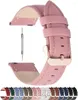 Watch Bands Quick Release Leather Band Cross Genuine Replacement Wrist Strap For Men & Women 14mm 16mm 18mm 20mm 22mm 24mm Hele22