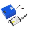 72V 20AH 3500W elektrische fietsbatterij voor Samsung 2600 cel 50A BMS oplaadbare lithiumbatterij 72v 5A-oplader gratis verzending