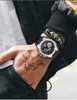 Sanda Sport Watches Mens 2021 Marka Askeri Su Geçirmez Şok geçirmez İzle Çift Ekran Otomatik Tarih Erkek Dijital Bilek Swatches Reloj1451690