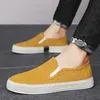 New Laiders Men Shoes Corduroy Solid Color Fashion Trend Grass Woven Edge All-Match Classic Lazy Fisherman Shoes HM540